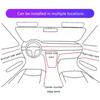 USB Car Interior Strips Lights Multicolor LED Fiber  Lighting set Simple Installation for Dashboard & Console