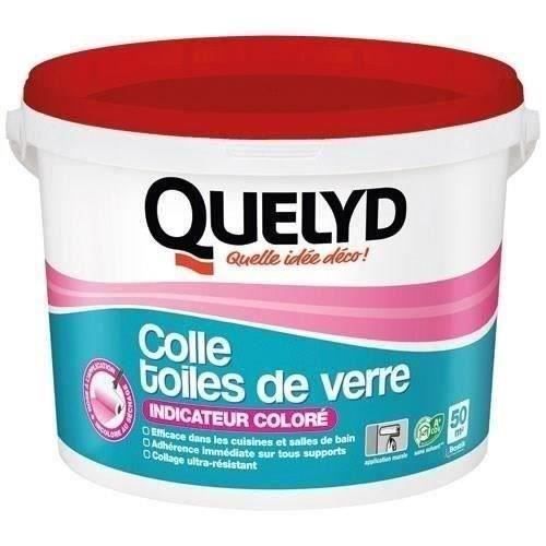 Colle toile de verre - Quelyd - 10kg - Indicateur coloré - Adhérence immédiate - Sans solvant