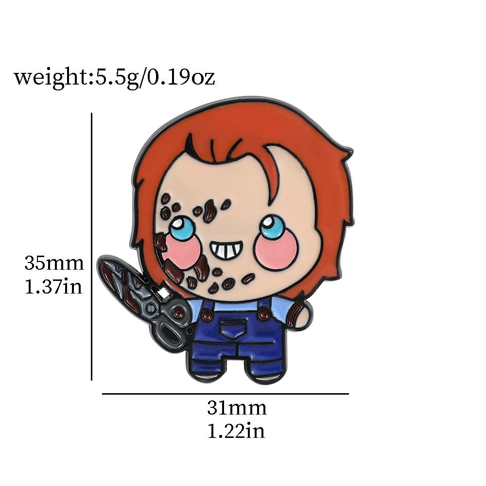 

Металлический значок Креативная брошь One Size