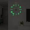 3d Modern Wall Clock Mirror Sticker Acrylic Number Clocks For Home Decoration