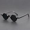 Peekaboo Small Frame Round Sunglasses For Women Vintage Unisex Retro Polarized Sun Glasses For Men Acetate Korean Style