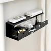 Under-Desk Cable Management Rack: No-Drill Power Strip & Cord Organizer for Home Offices