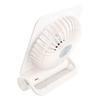 Desk Fan 3 Speeds Low Noise Portable Rechargeable Mini Fan for Car Home Camping White