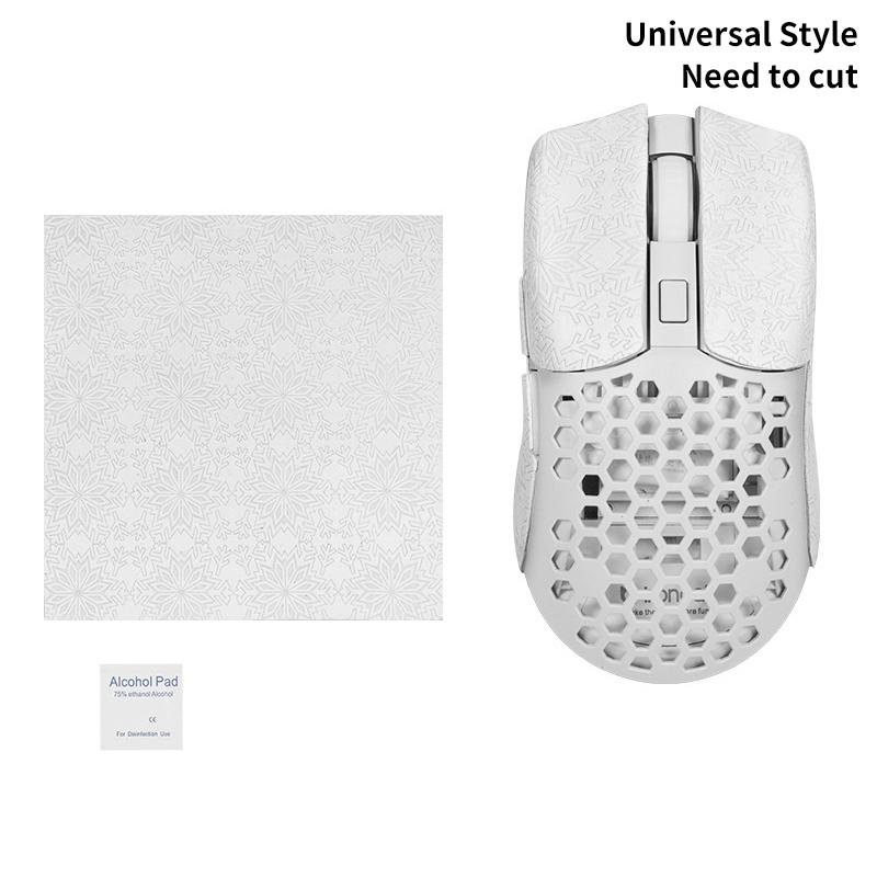 12*11cm DIY Anti-Rutsch Universal Stil Maus Aufkleber Kabellos Gaming Schweißresistent Maus Griffband Abriebfest PC Desktop Laptop