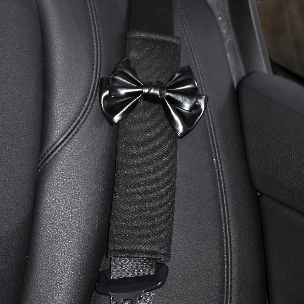 Summer Cartoon Car Seat Belt Shoulder Pads - Cute Car Interior Decoration for Women, Pair