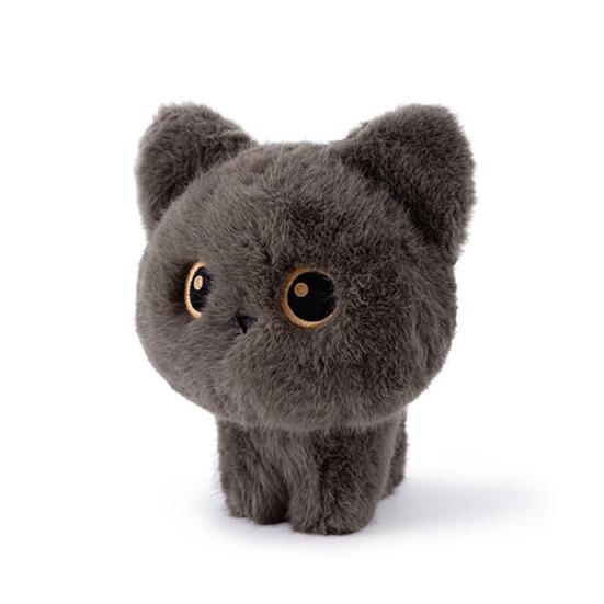 Cute Little Kitten Plush Toy Siamese & Calico Cat Stuffed Animal with Big Eyes Soft PP Cotton Doll Birthday Gift for Cat Lovers