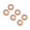 6Pcs Copper Shim Clip Washer Nozzle Copper Washer Gasket F00VC17503