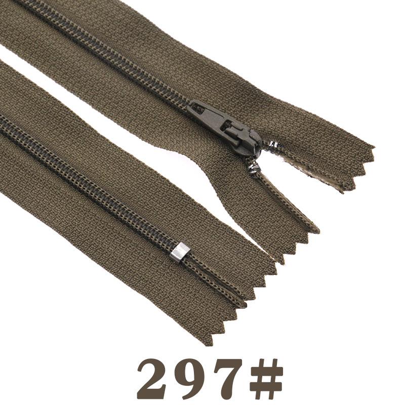 10pcs Nylon Coil Zipper 4"-24" (10 cm-60 cm) for Tailor Crafts, Sewing Clothes Zipper (20 Colors) Sewing Accessories