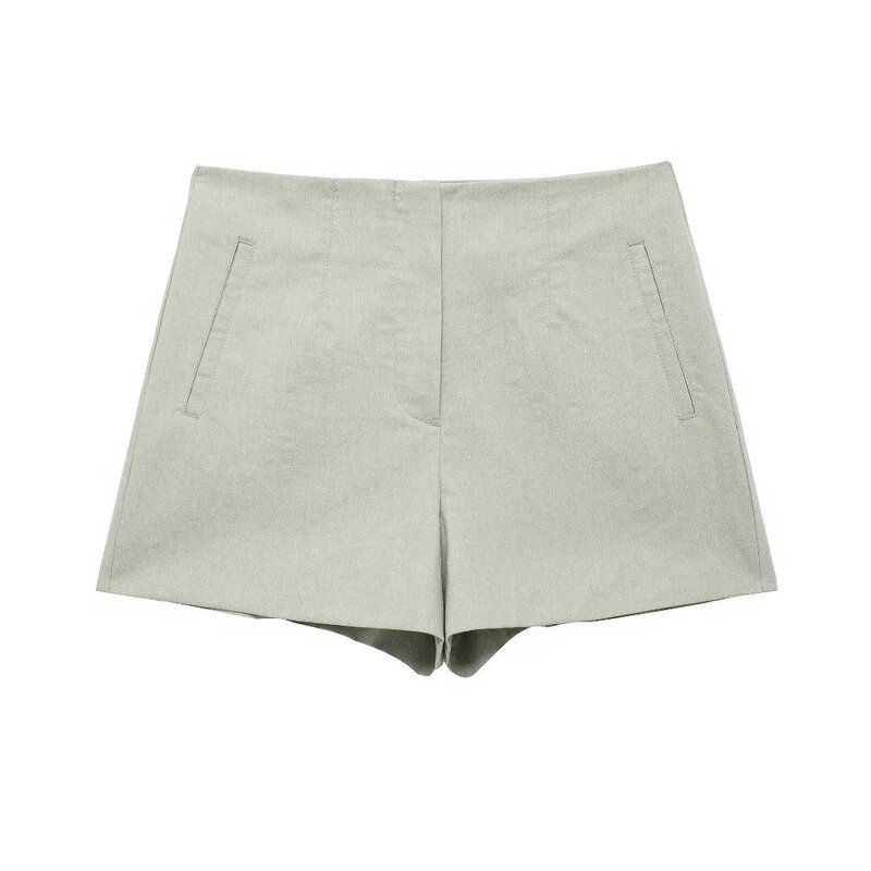 Fashion Style 2024 Summer New Arrival Women's Temperament Wild Thin Belt Suit Outwear High Waist Shorts 3015134