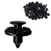 100PCS Nylon Fender Push Type Retainer Clips & Bumper Fastener Rivet For Nissan & Infiniti 01553-09321