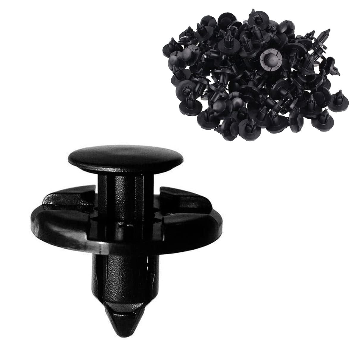 100 шт. Пластиковые заклепки-пистоны для крепления подкрылков и бамперов для Nissan и Infiniti 01553-09321