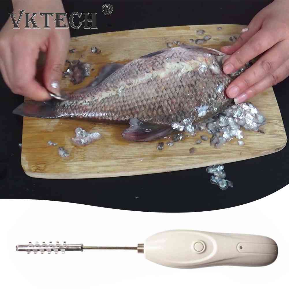 

Multifunctional Electric Scale Scraper Wear-resistant Portable Vegetable Corer Anti-rust Rotating Cutter with 2 Different Blades Australia