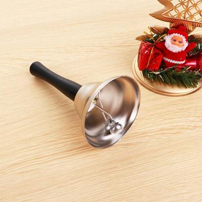 Santa Claus Home Metal Loud Alarm Dinner Ring Call Service Christmas Decor Hand Bell