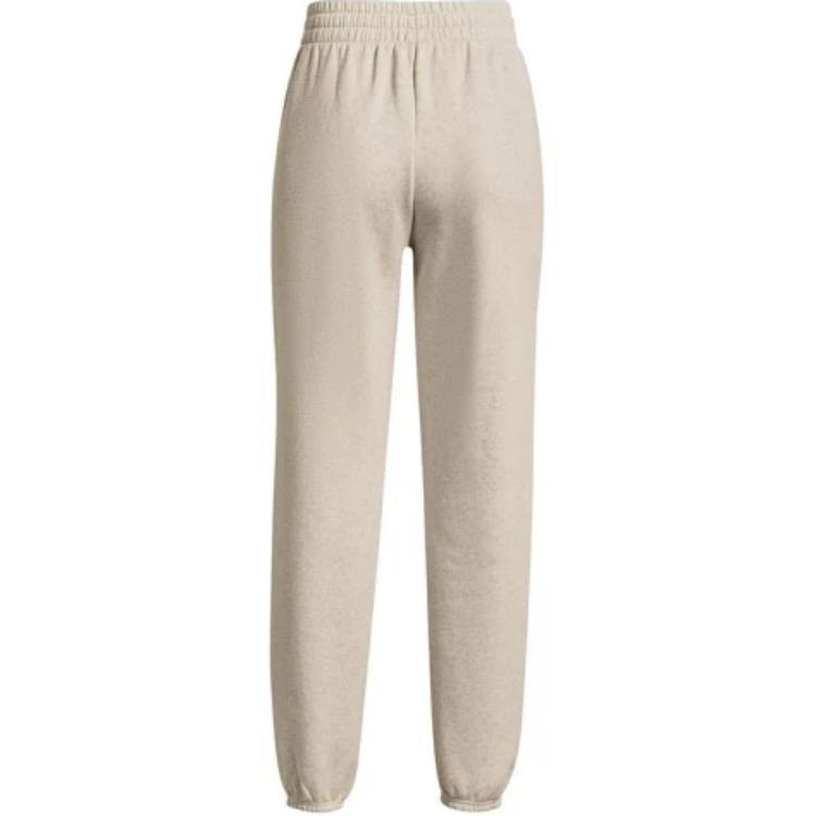 Under Armour Knitted Sweatpants Women's White Moderate Cuffed Pants Unisex 1379440-784