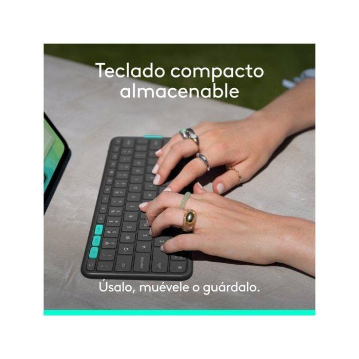 Logitech Flip Folio Funda con Teclado para iPad Pro M4 / iPad Air 13" (M2/M3) (2024/2025)