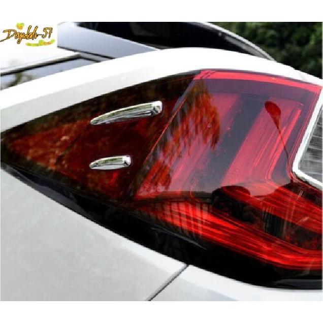 Chrome Rear Fog Light Lamp Cover Trim For Lexus RX RX350 RX450H 2016-2018 New