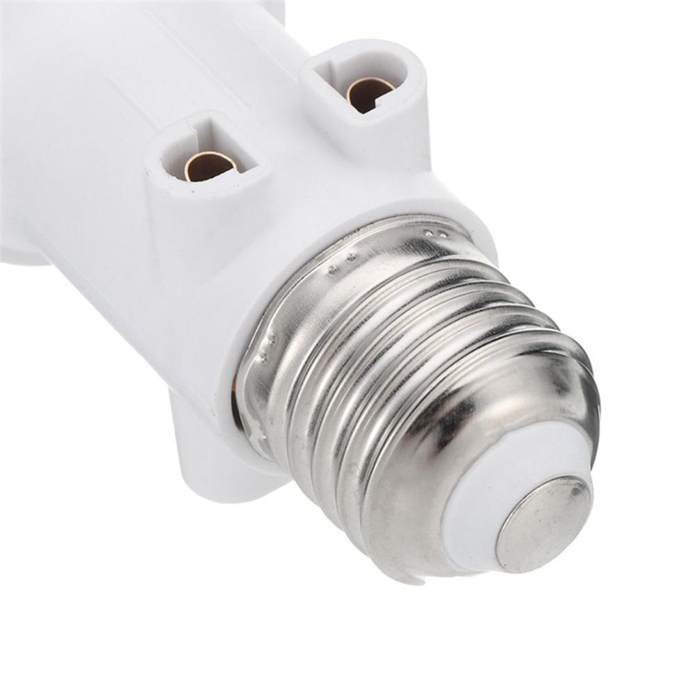 Bulb EU Plug Wall Lamp Splitter Light Socket Lamp Holder Screw Converter Bulb Base Socket Adapter