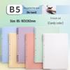 B5 Hand-Friendly Loose-Leaf A4 Junior Notebook with A5 Detachable Coil for Students