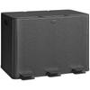 3 X 20L Pedal Bin, Steel Triple Kitchen Bin with Soft Close Lid, Removable Inner Buckets, Fingerprint-Proof, Black