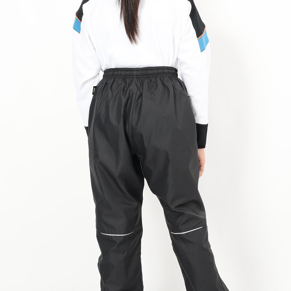 YONEX Lined Wind Warmer Pants for Black J130 Kids, (007)