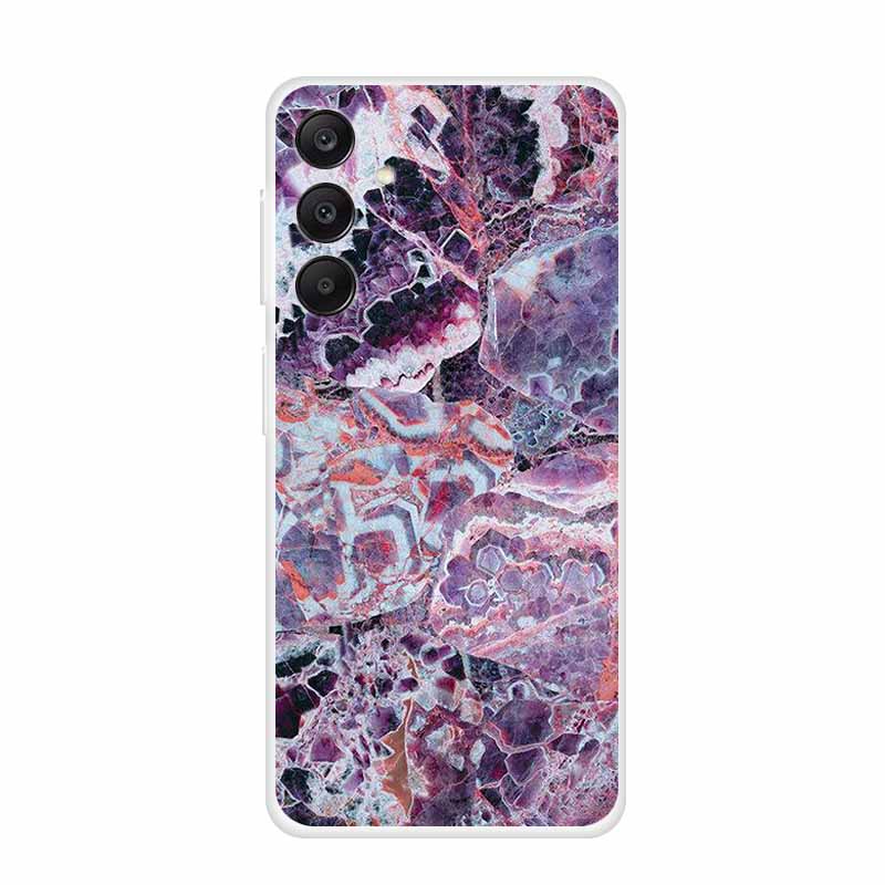 Marble Patterns Phone Case for Samsung A25 Soft Transparent TPU Clear Cover for Samsung Galaxy A 25 Protective Silicone Shell