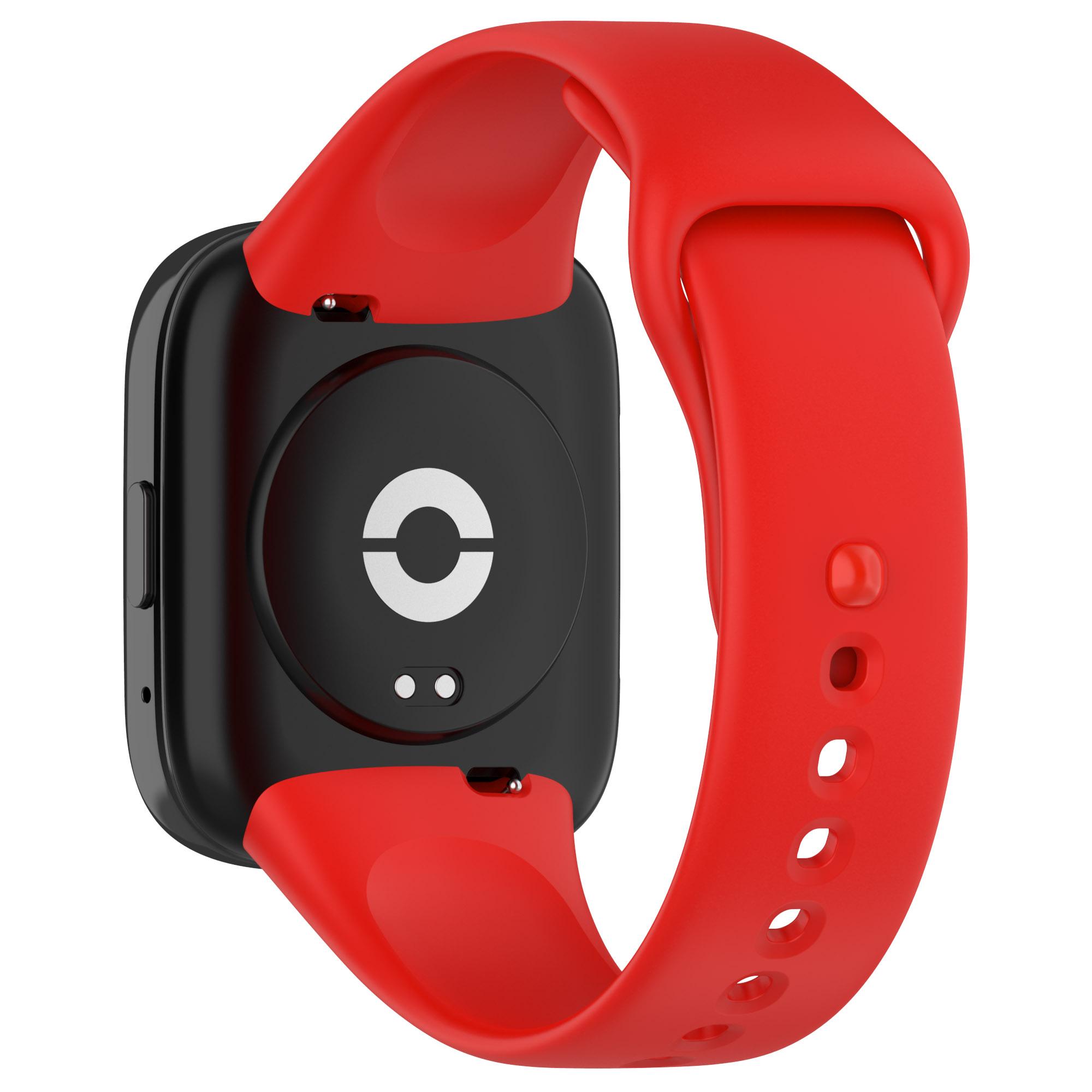 Armband für Redmi Watch 3 Lite/Active, einfarbig, Sportarmband, weiches Silikonarmband, Ersatzarmband, Correa 22mm&For Redmi 3 Active black