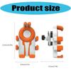 Shockproofed Cycling Phone Mount Nonslip Handlebars Clamp Cycling Gear for Outdoor Sport