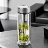WANXIANG Double-Wall Glass Tea Tumbler