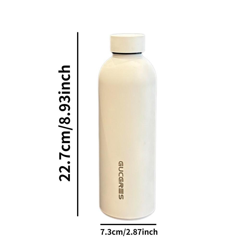 American Style Dual-Layer Stainless Steel Cup Portable Water Bottle Sports Wide Mouth Insulated Thermos Flask for Outdoor Use