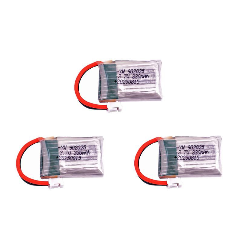 New Upgrade 902025 3.7V 330mAh PH2.0 Mini Drone Battery For Mini RC Quadcopter RC Car Mini RC Toys Parts Battery with Charger