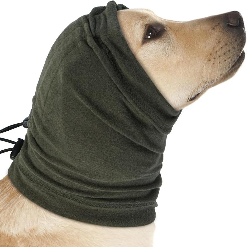 

Anti Slip Dog Anti Thunder Headgear Anti Scare Adjustable Soundproof Earmuffs Warm Comfort Pet Ear Protector Outdoor Use S зелений