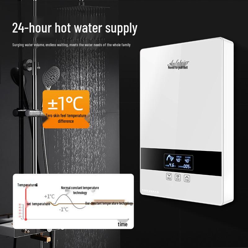 Instant Electric Water Heater for Household Showers - Rapid Heating, Constant Temperature