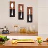 Kitchen Utensils Tableware Plaque Rustic Wooden Wall Hanging Cutlery Sign for Cafe Decoration Dining Room Housewarming Gift