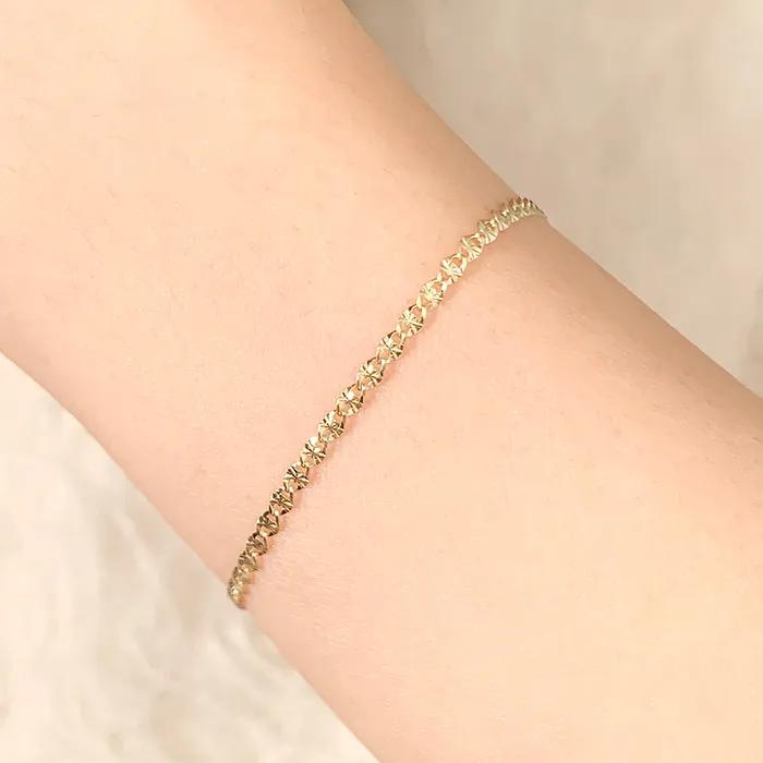 14k 18k Sunshine Chain Bracelet