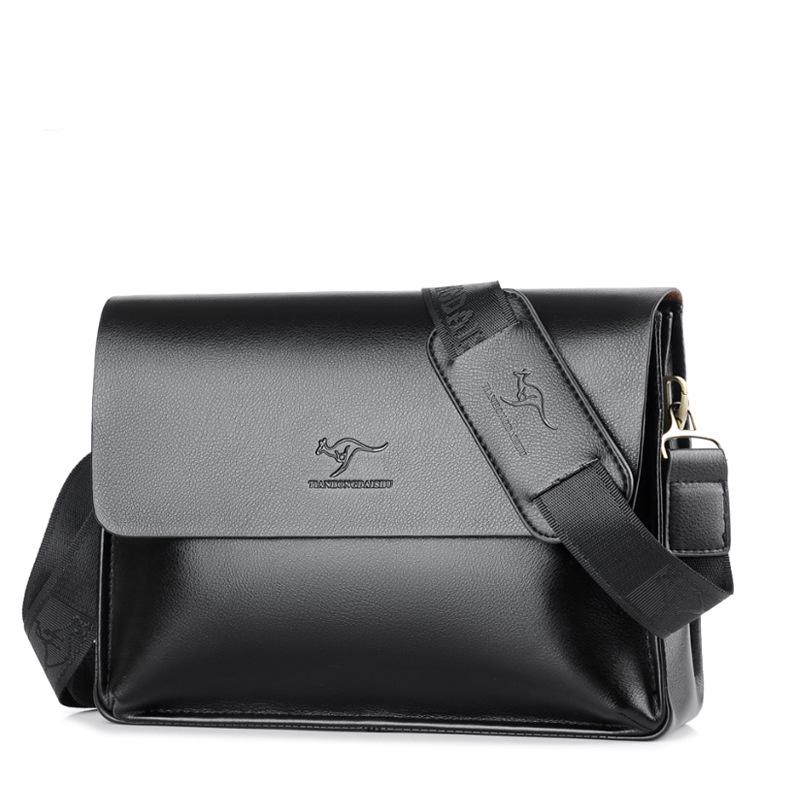 Herren Business Aktentasche und Umhängetasche aus echtem Leder mit großem Fassungsvermögen