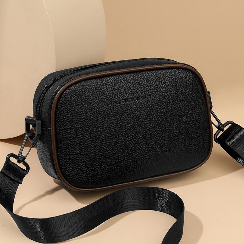 Borsa a tracolla casual da donna, piccola borsa a spalla in morbida pelle PU, mini borsa messenger alla moda per l'uso quotidiano, disponibile in più colori