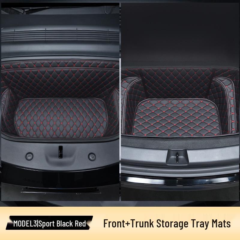 Tesla Model 3/Y Full Coverage Trunk and Frunk Mat