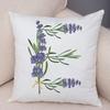 Lavender Letter Cushion Cover Sofa Home Car Decoration Living Room Bedroom Pillowcase 45X45Cm Pillowcase