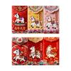 6 stycken Hästens År Rött Kuvert, Kinesiska Nyåret Rött Kuvert