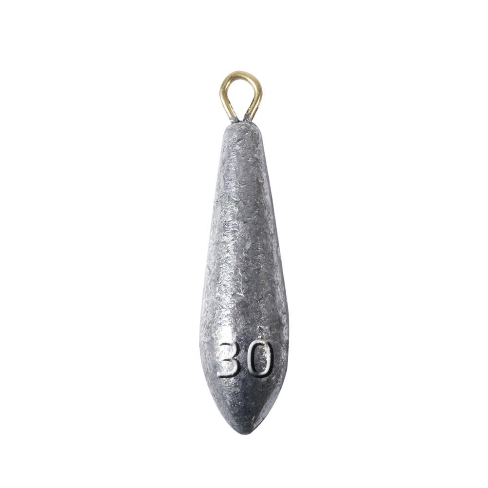 Gota de Lluvia Forma Aerodinámica Pesos de Pesca Plomada de Pesca Para Pesca de Fondo Pesca en el Mar