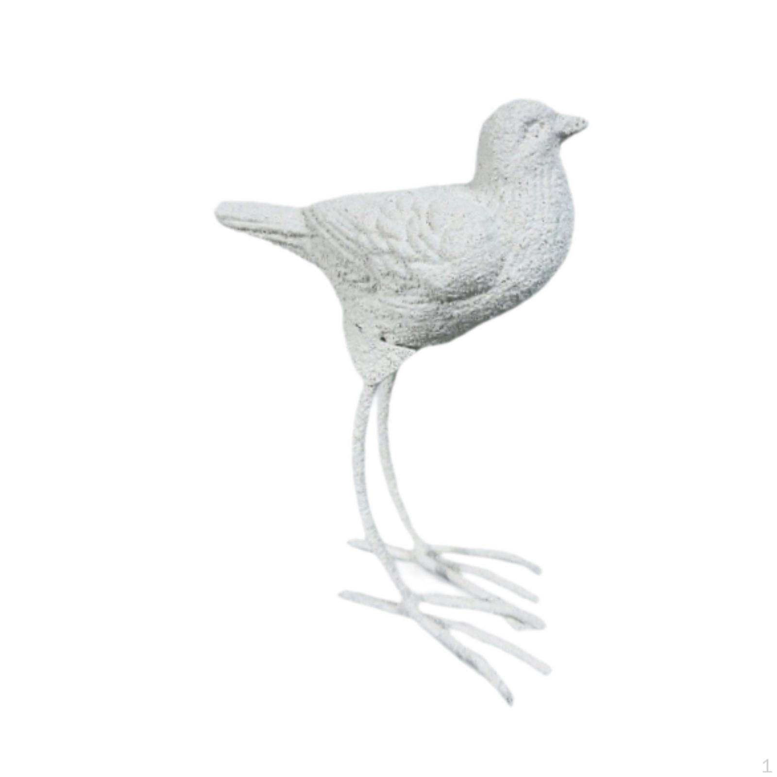 

Cast Iron Bird Figurine for Home Decoration And Collectible Display белый
