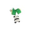 Plush Stuffed Kawaii Animal Pendant Cute Bamboo Tube Panda Keychain Fashion   Unisex
