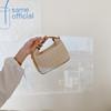 Summer Small Straw Handbag Trendy Shoulder Bag Woven Bucket Crossbody Bag Casual Seaside Beach Bag ARI