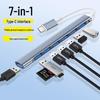 HUB 7-in-1 USB 3.0 Docking Station Multi-Port Expander for Computer and Laptop with TYPE-C