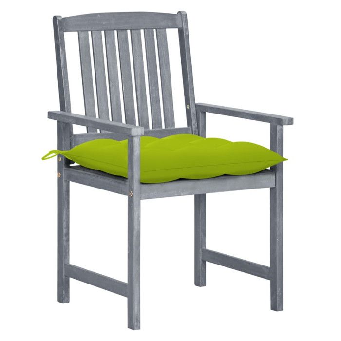 VidaXL 4x Chaises de Jardin avec Coussins Sièges de Patio Chaises de Terrasse Sièges d'Extérieur Chaises de Plage Camping 3061274