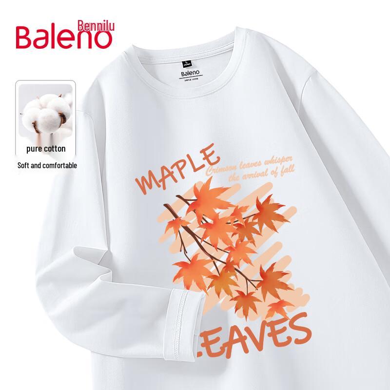 Baleno Unisex Schweres Baumwoll-Langarm-T-Shirt