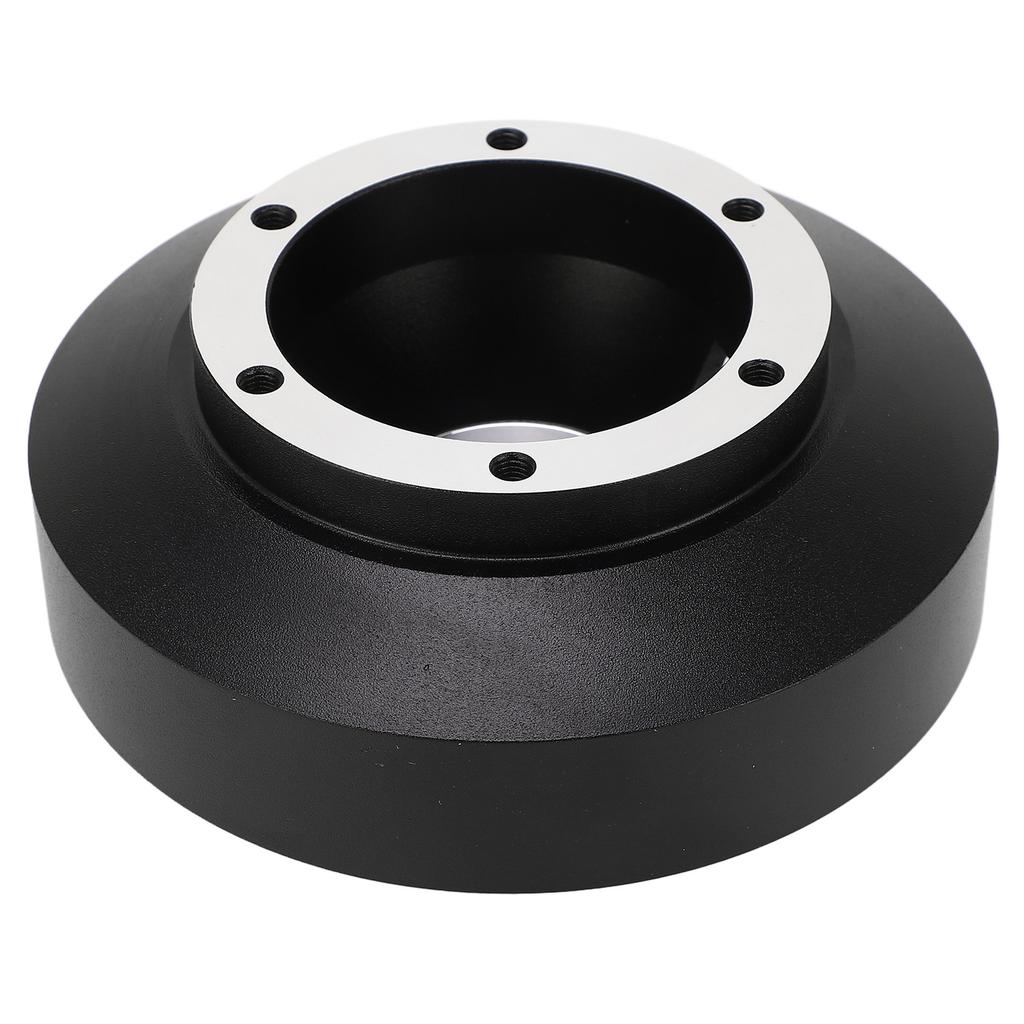 6 loch Lenkrad Kurze Hub Adapter Schwarz Ergonomische Lenkrad Hub Adapter Ersatz für