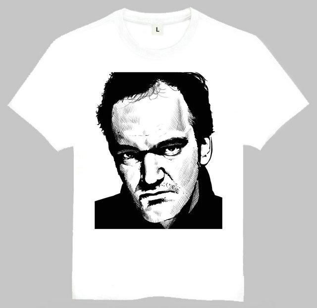 Quentin Tarantino T Shirt Short Sleeve White Color Pulp Fiction Quentin Tarantino Tshirt Tees Top Tshirt For Unisex Streetwear