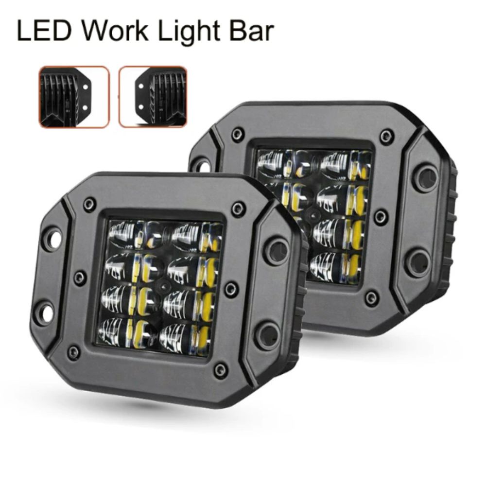 40W Power Flush Mount Light 5 Inch Size LED Pods Light Fog Light Off Road Light  Car Lighting