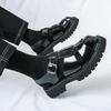 Men's Roman Sandals: Summer Leather Thick Sole Casual Shoes – Large Size
